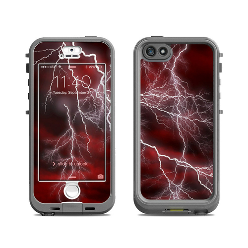 DecalGirl LN5S-APOC-RED LifeProof iPhone 5S Nuud Case Skin - Apocalyps