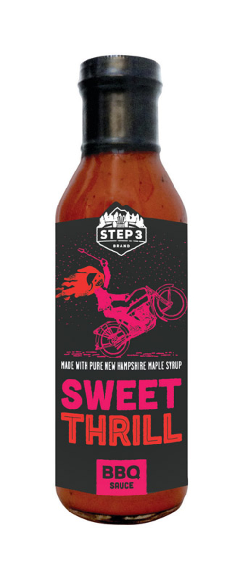Step 3 8013260 Sweet Thrill Maple Syrup BBQ Sauce, 15 oz - Case of
