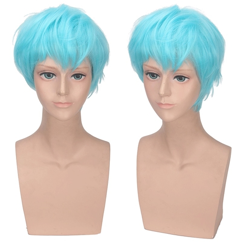 Bigbang Light Blue Short Cospaly Wig Synthetic