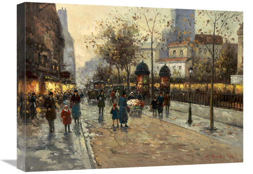 Global Gallery GCS-132418-1824-142 18 x 24 in. Early Evening in Montra