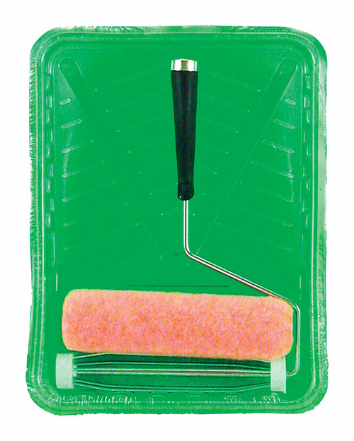 Premier 1898980 Plastic Paint Rectangle Tray Kit, Green