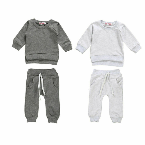 Autumn Newborn Baby Kids Boys Girls Clothes Sets