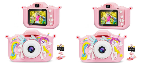 Kids Camera Aged 4-12 Yrs (COLOR-LIGHT PINK) SET OF 2