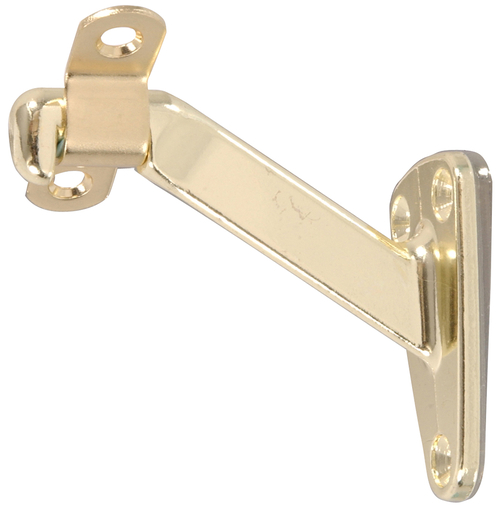 Hillman Group 851182 Carded - Heavy Duty Handrail Brackets, Brass 