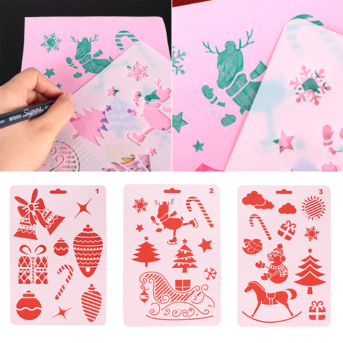 DIYCraft Christmas Layering Stencils For Walls
