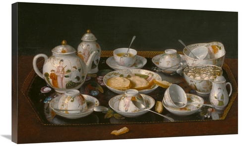 Global Gallery GCS-454996-36-142 36 in. Still Life - Tea Set Art Print
