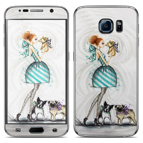 DecalGirl SGS6-KISSFORDOT Samsung Galaxy S6 Skin - A Kiss for Dot