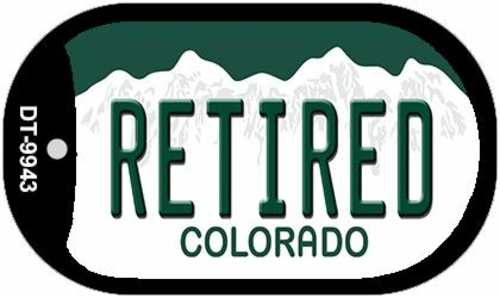 Smart Blonde DT-9943 Retired Colorado Novelty Metal Dog Tag Necklace -