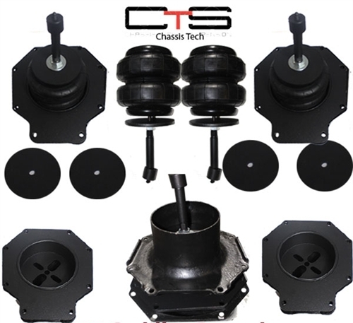 Airbagit FBX-R-CADBRO 1957 Cadillac Brougham Air Suspension Ride Kit