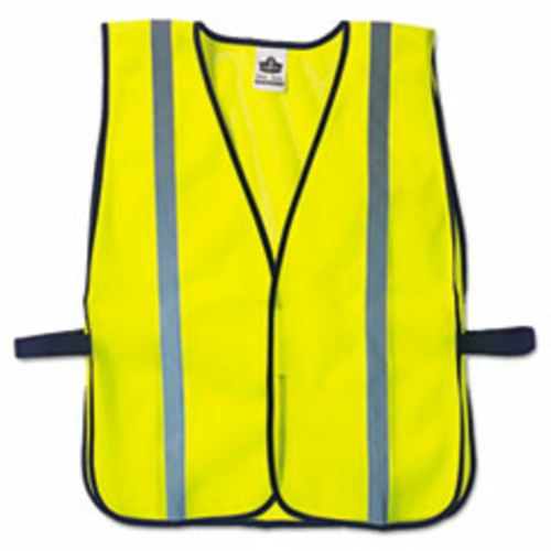 Ego 20040 GloWear 8020HL Safety Vest, Polyester Mesh, Hook Clo