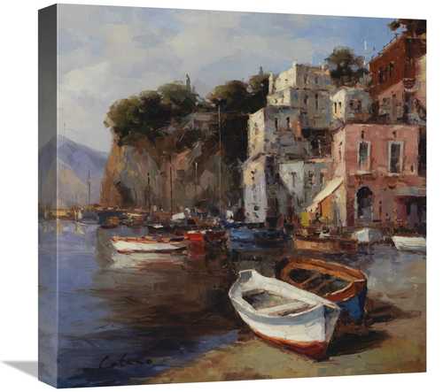 Global Gallery GCS-132560-1818-142 18 x 18 in. Lowtide Art Print - Cat