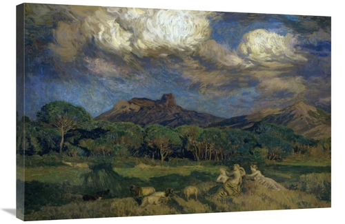 Global Gallery GCS-282508-36-142 36 in. The Driads Art Print - Rene Me