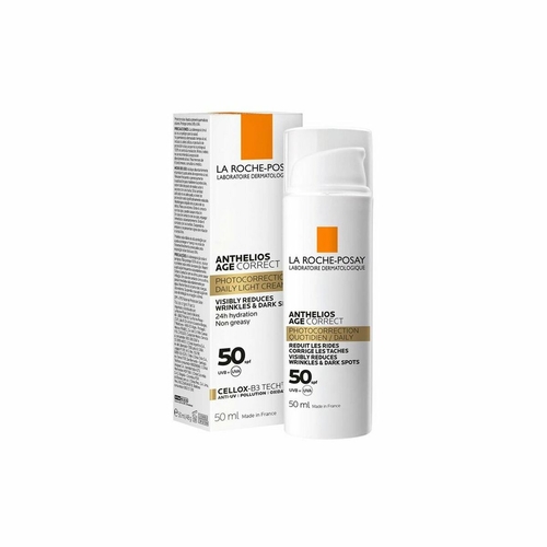 Facial Sun Cream Anthelios Age Correct La Roche Posay Spf 50 (50 ml)