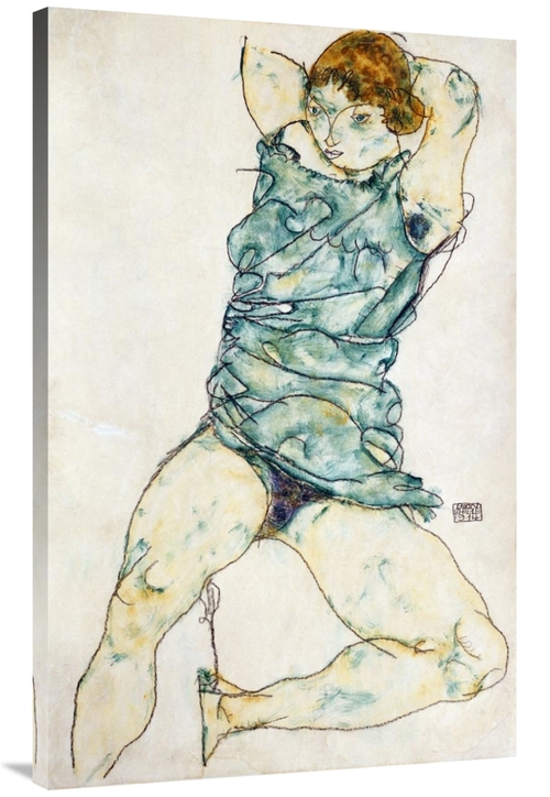 Global Gallery GCS-267249-44-142 44 in. Reclining Girl Art Print - Ego