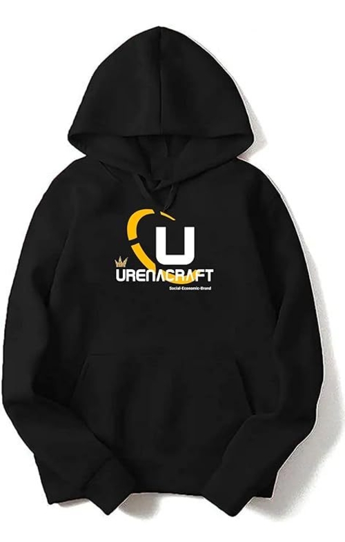 Loose Fit Hoodie For MEN & WOMEN (Size-M) (Color-BLACK)