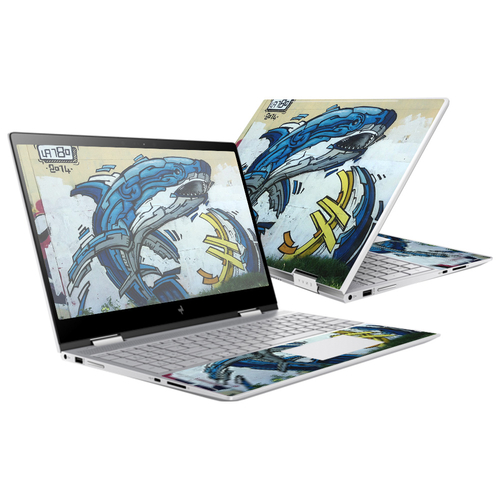 MightySkins HPENVY1517-Robo Shark Skin for HP Envy X360 15 in. 2017 - 
