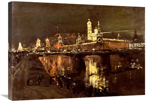 Global Gallery GCS-266767-30-142 30 in. The Illumination of the Kremli