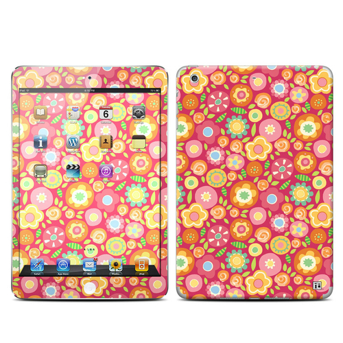 DecalGirl IPDMR-SQUISHEDFLWRS Apple iPad Mini Retina Skin - Flowers Sq