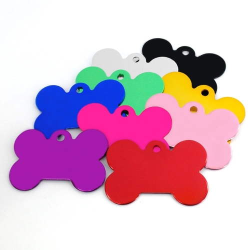 20pcs/lot Dog Collar Accessories Alumilum Pet