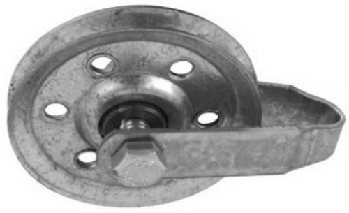 N280-552 3 in. Galvanized Pulley With Fork