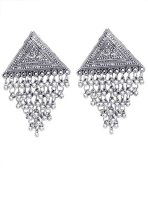 CE Antique Fashion Party Casual Dangle & Drop Oxidised Earrings for