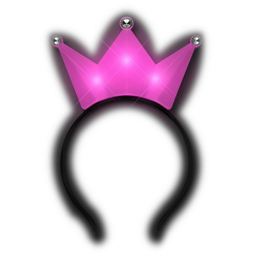 Blinkee 3JHHPTP 3 Jeweled Hot Pink Princess Crown Headbands