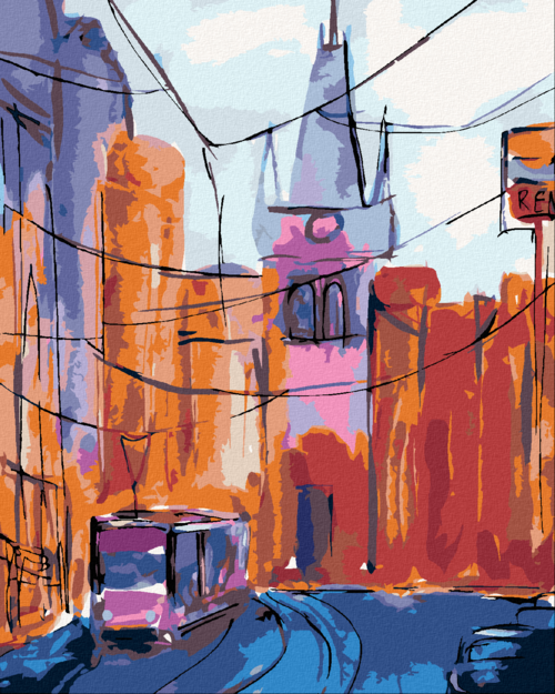 Paint by Numbers - PRAGUE POWDER TOWER