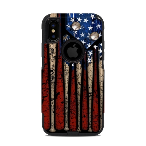 DecalGirl OCXS-OLDGLORY OtterBox Commuter iPhone X & XS Case Skin - Ol