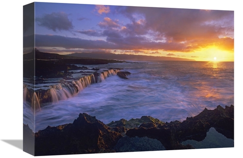 Global Gallery GCS-396049-1216-142 12 x 16 in. Sunset at Sharks Cove&#