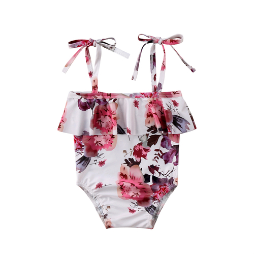Cute Toddler Kids Baby Girls Floral Swimwear Sweet