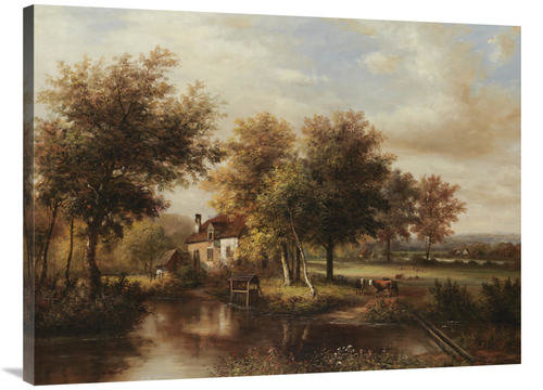 Global Gallery GCS-132433-3040-142 30 x 40 in. Avon Near Glastonbury A