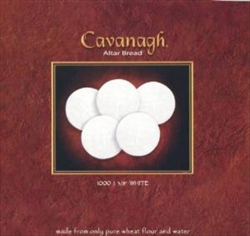 Cavanagh 128758 Commun White Wafers Cross Design 1.37 In. Box Of 1000
