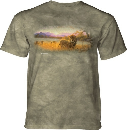 The Mountain 1065180 Green Home of the Pride Adult Classic Tee - Small