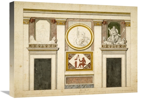 Global Gallery GCS-453960-1824-142 18 x 24 in. Unexecuted Elevation fo