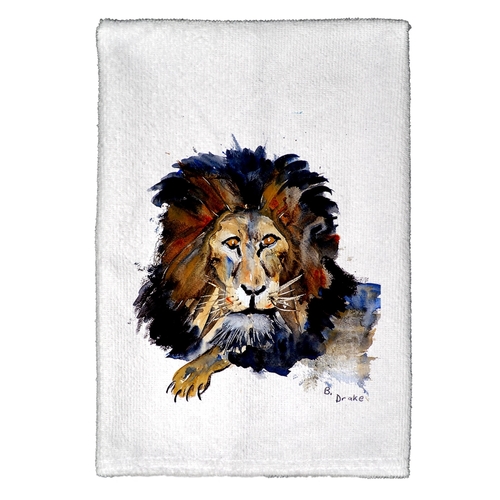 Betsy Drake KT168 Lion Kitchen Towel