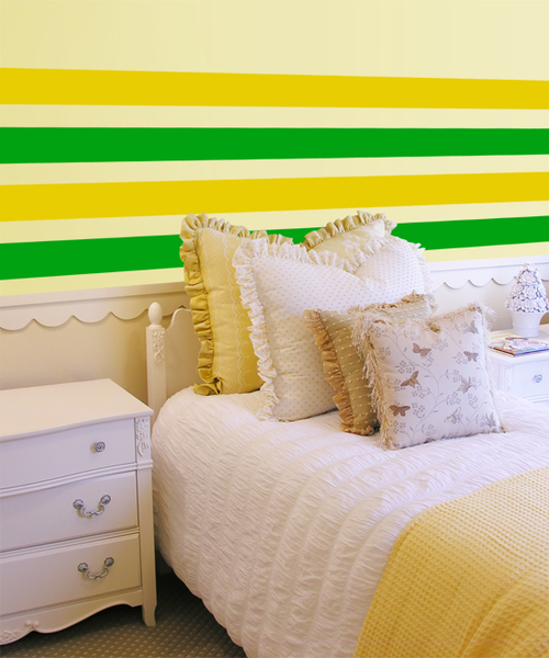 Borders Unlimited 30005 Yellow Simple Stripes