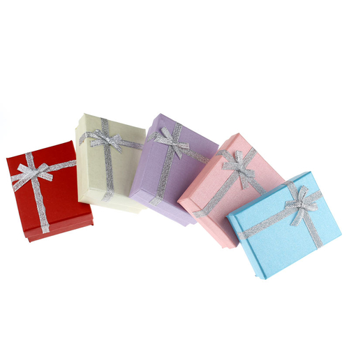 Cysincos 10PC Mixed Color Jewelry Gift Boxes
