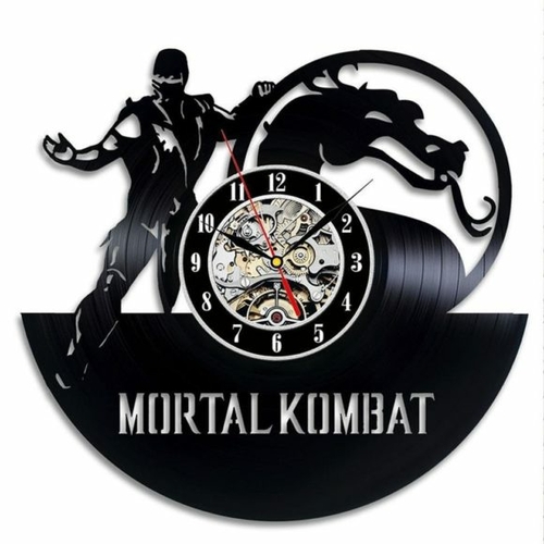 MORTAL KOMBAT VIDEO GAME THEME HANDMADE VINYL RECORD WALL