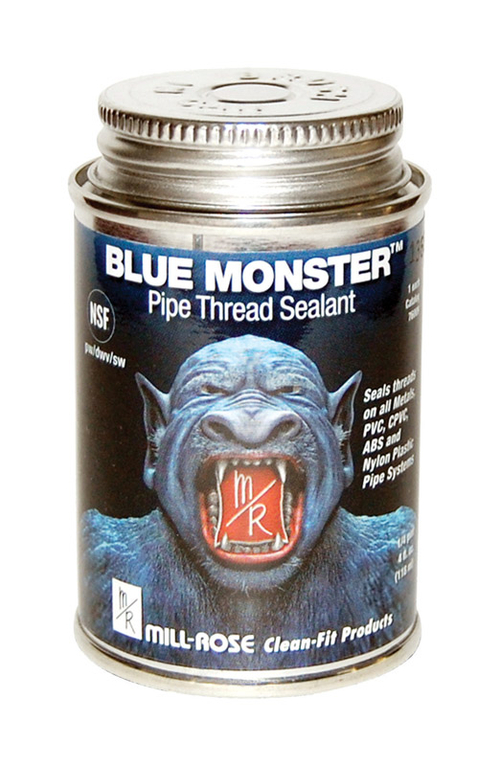 Blue Monster 4935458 Monster Blue Pipe Thread Sealant, 4 oz