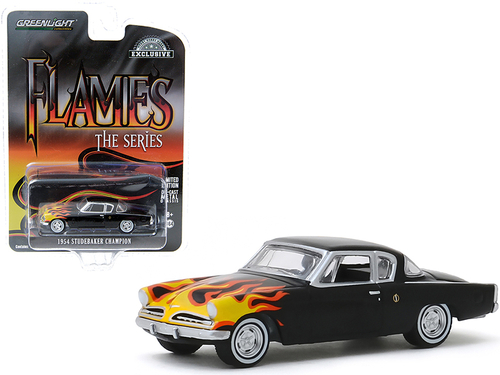 1954 Studebaker Champion Black with Flames \Flames The Series\"