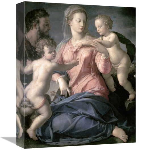 Global Gallery GCS-276878-16-142 16 in. Holy Family Art Print - Agnolo