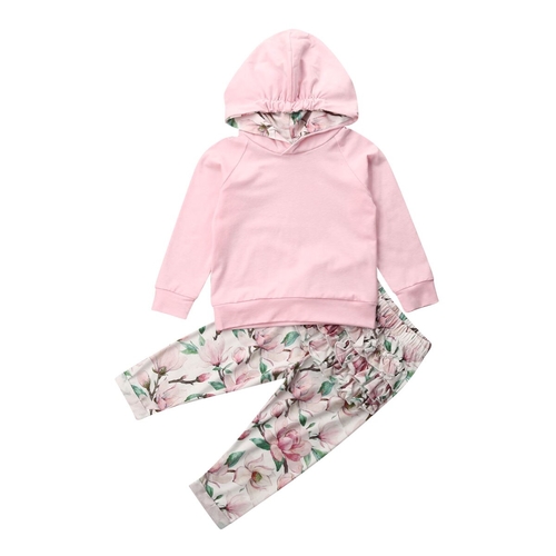 0 24M Infant Baby Girl Clothes Sets Tracksuit