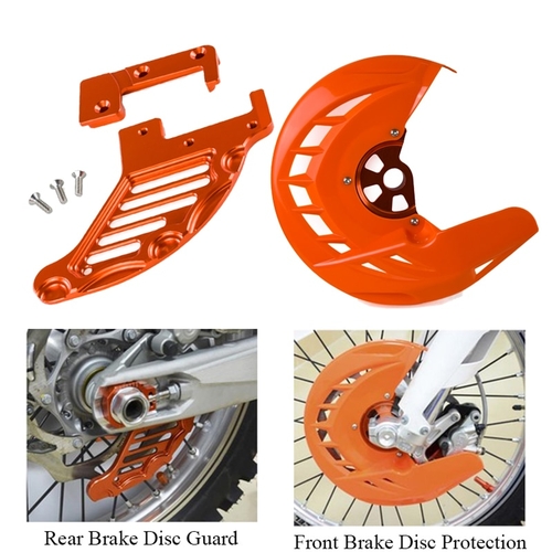 Front Rear Brake Disc Guard Protector for KTM EXC