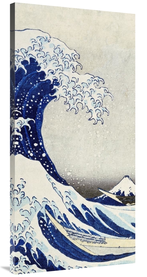 Global Gallery GCS-394148-2448-142 24 x 48 in. The Great Wave of Kanag