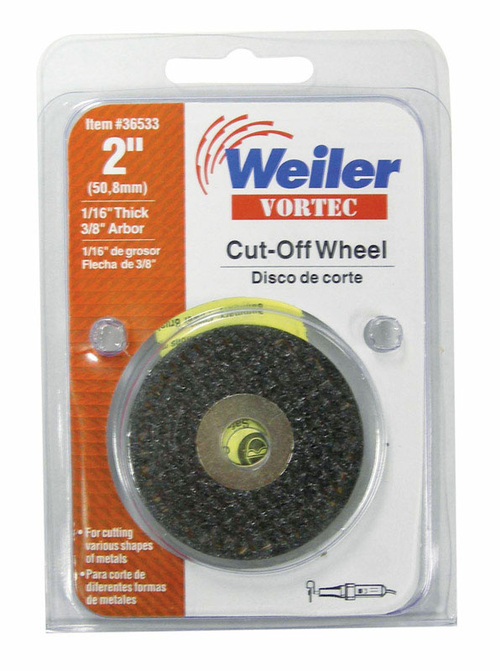 Weiler 36533 2 x 1-16 in. Cutoff Wheel- pack of 5