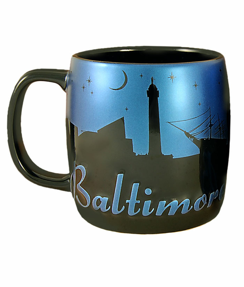 Americaware SMBAL02 Baltimore 22 oz Night Sky Silhouette Mug