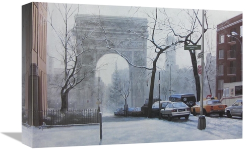 Global Gallery GCS-398716-1218-142 12 x 18 in. Wash Square Art Print -