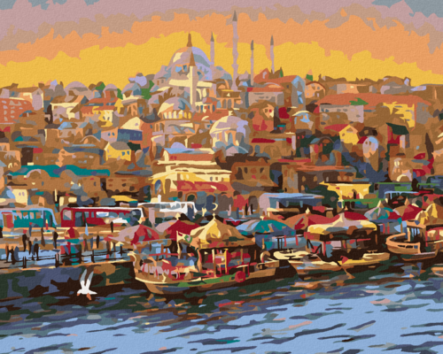 Paint by Numbers - EVENING IN ISTAMBUL