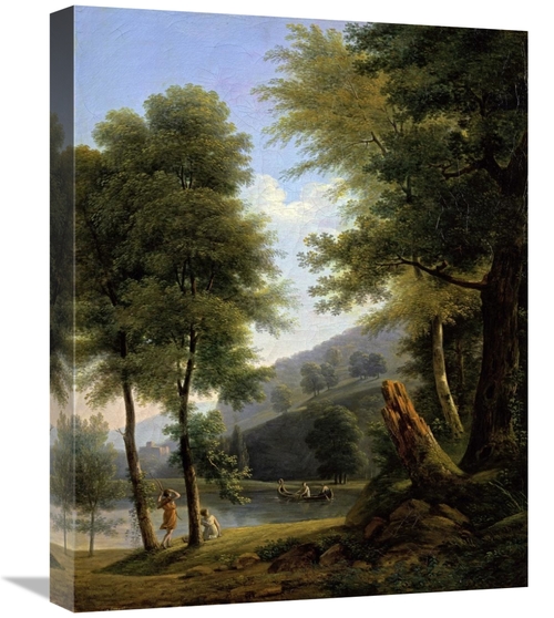Global Gallery GCS-281711-22-142 22 in. Idyllic Landscape - Paysage Id