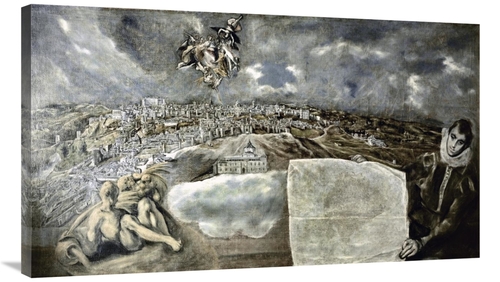 Global Gallery GCS-277489-40-142 40 in. View & Plan of Toledoca Art Pr